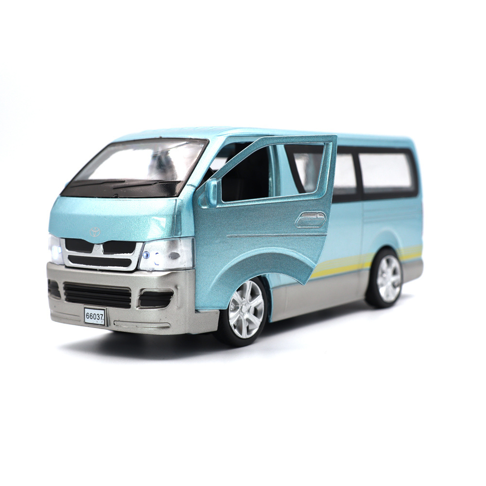 Hot Selling Pull Back Light And Sound  Car Toy Model Die Cast Toys Van Model Car For Kids