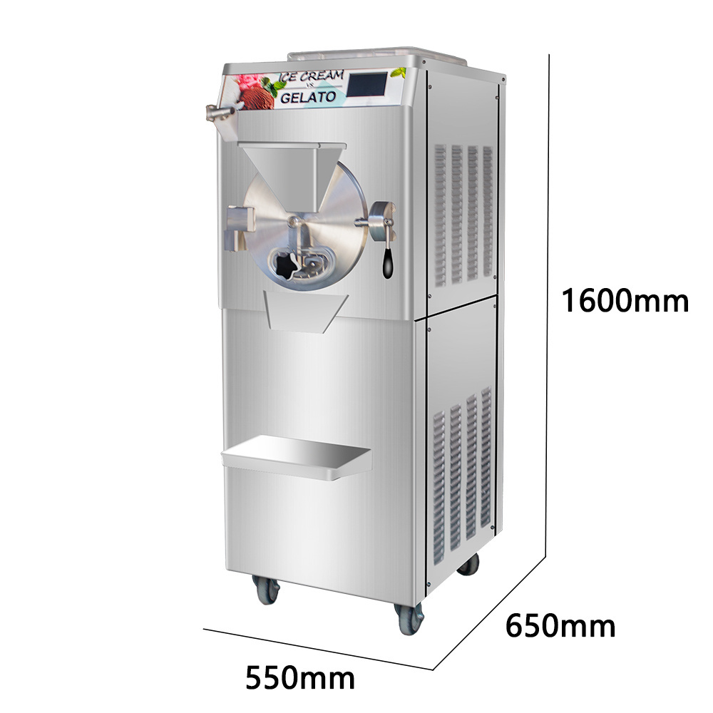 Milk pasteurizer combine gelato ice cream machine batch freezer