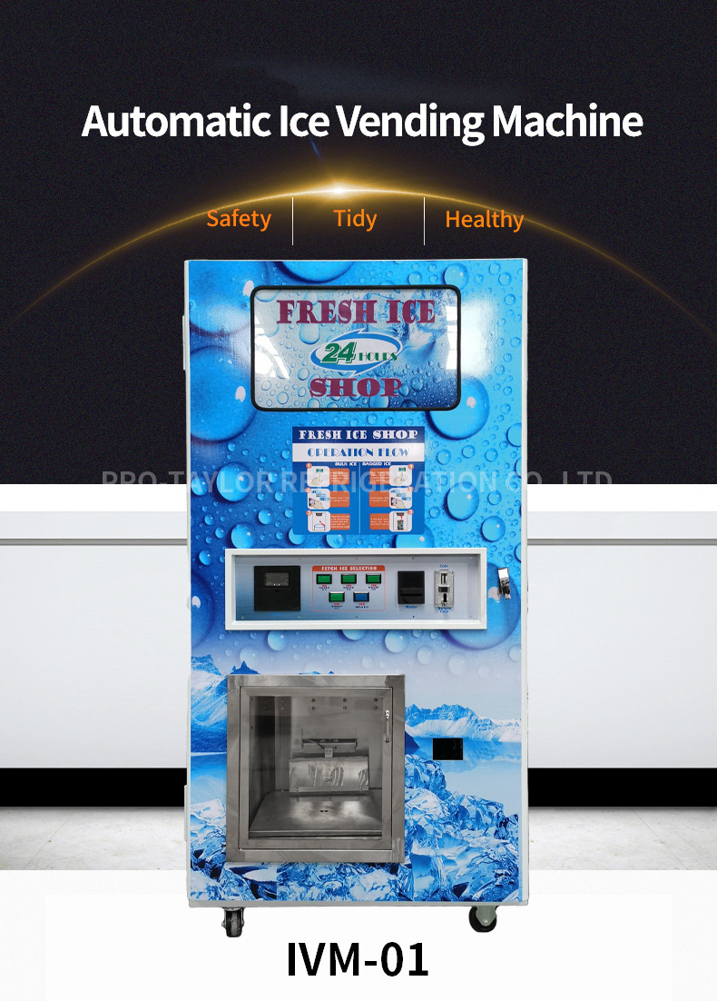 Outdoor Self-service Ice Vending Making Machine Automatic Ice Vending Machine