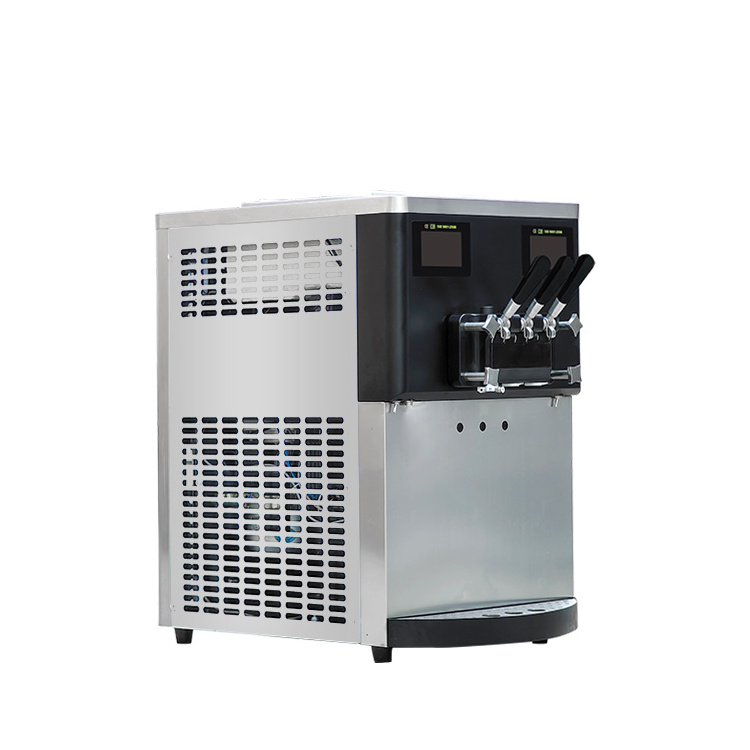 Counter Top Frozen Yogurt Pre Cooling Ice Cream Machine With Soft Serve