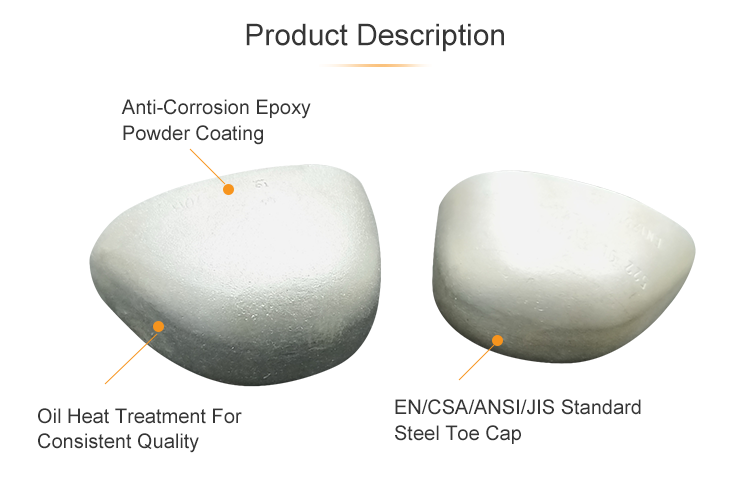 Aluminum Safety Toe Cap Inserts Work Shoes Toe Cap