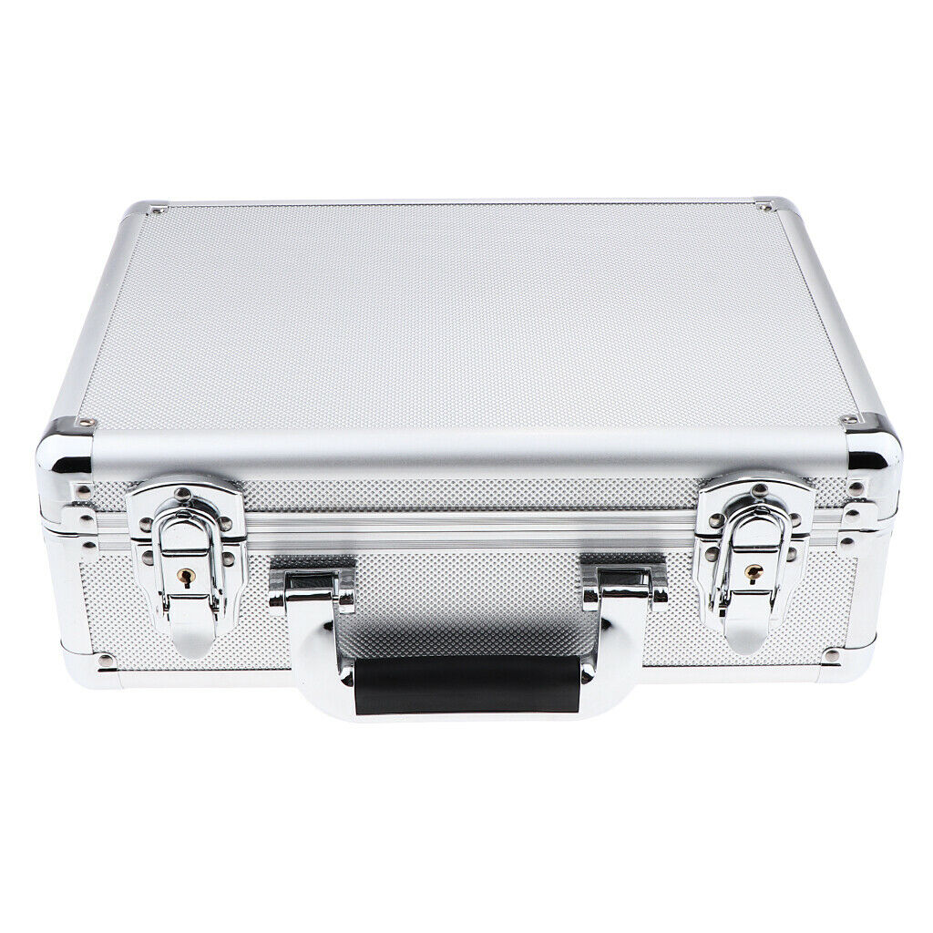 Customized Aluminium Hard Briefcase Business Storage Box Travel Case Aluminum Hard Case with DIY Foam Protective Flight Toolbox