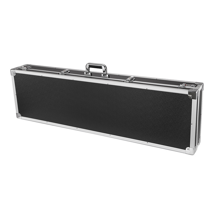 Wholesale Price Aluminum Gun Case with Lock Sliver Long Equipment Storage