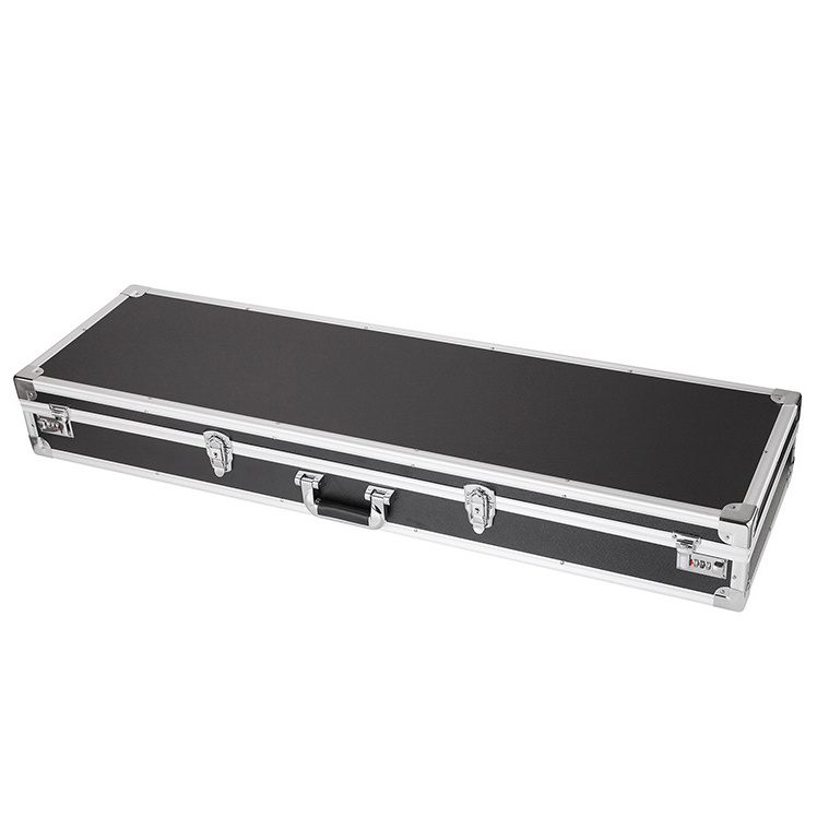 Wholesale Price Aluminum Gun Case with Lock Sliver Long Equipment Storage