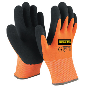 PROTECT-PRO custom rigger worker Anti Slip waterproof oilfield industrial construction safety work latex nitrile Coated gloves