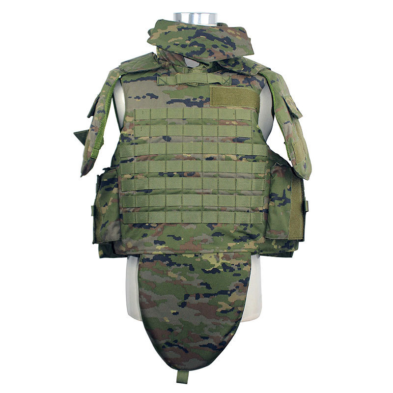 Shanghai Tactical Hard Plate Carrier Vest Full Coverage Molle Camo Plate Carrier Vest Combat Chalecos Tactico Tactical Body Vest