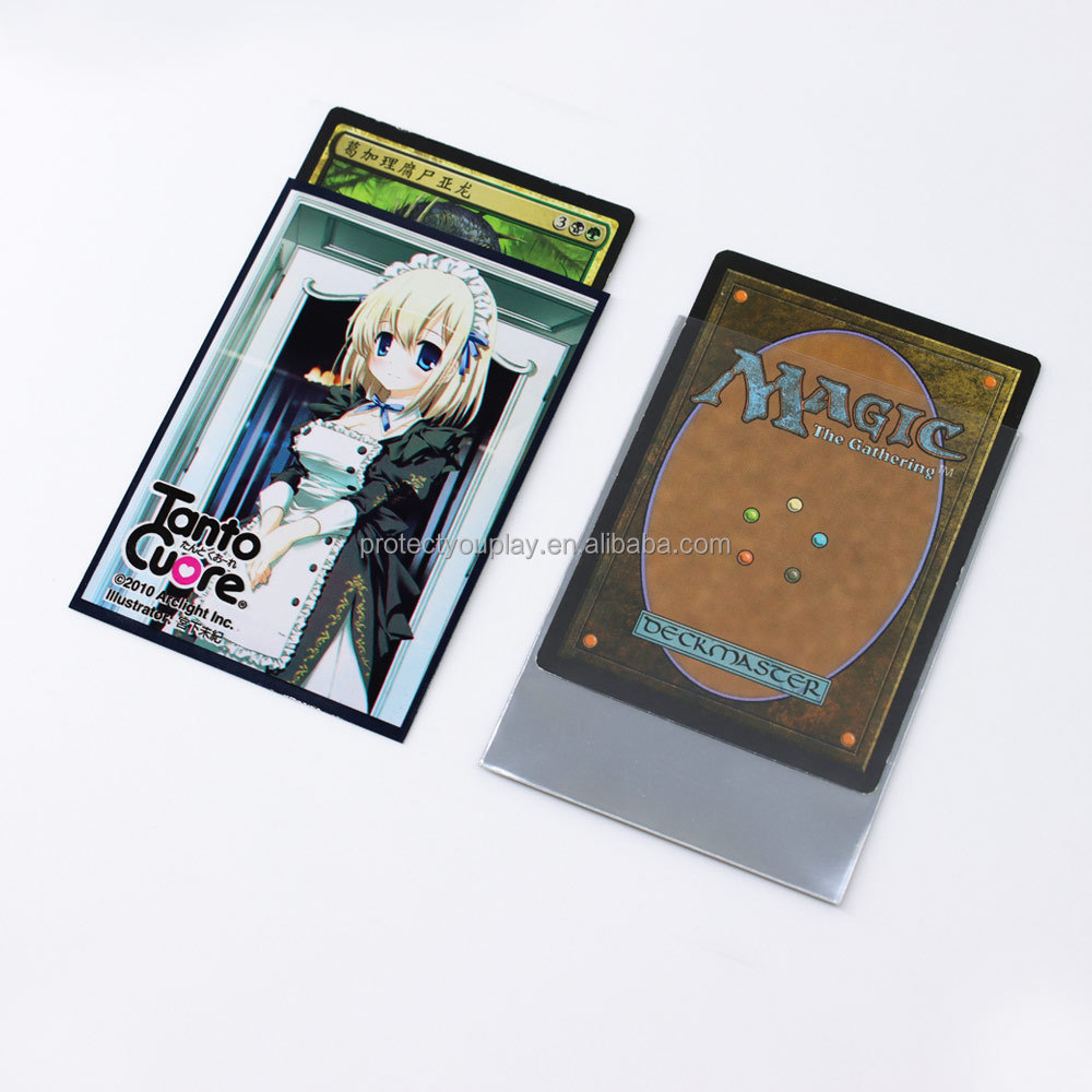 Custom Printing Card Sleeves for Trading Card Holders MTG/TCG/YGO Gaming Card Printing Sleeves