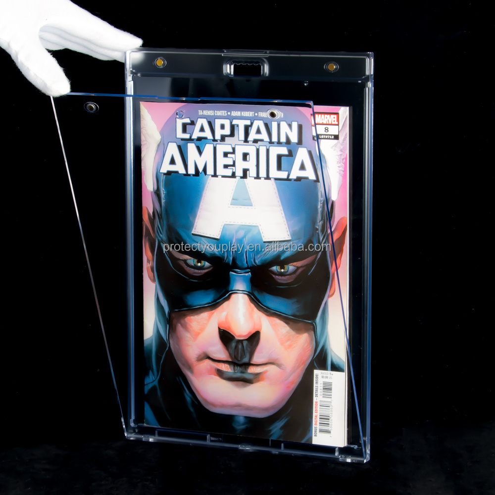 100% UV Protection Currenct Size Comic Book One Touch Magnetic Comic Holder