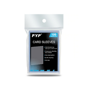 Custom Trading Card Sleeves Sports Game Card Protection Bags 67x92mm Penny Sleeves Ultra High Pro Card Sleeves