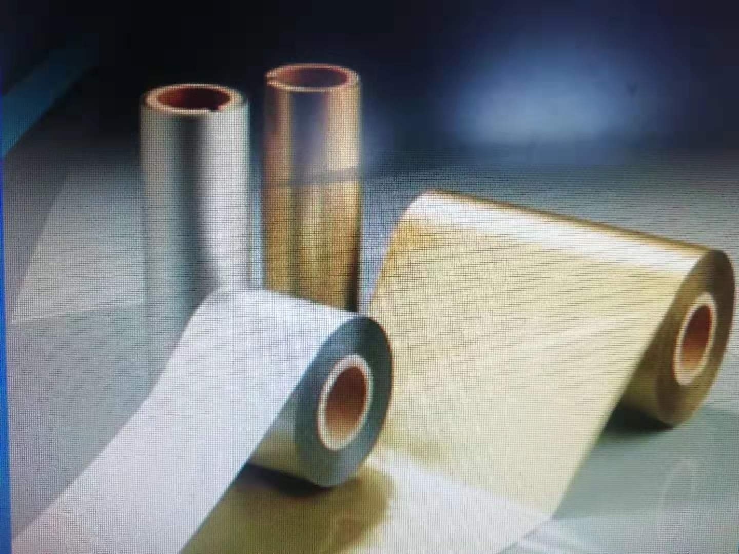 thermal printer ribbon gold foil for carbon ribbon/resin labels