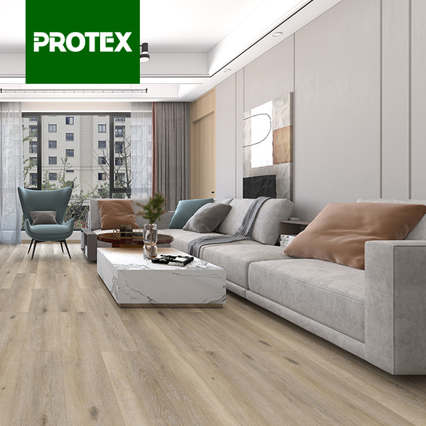 OAK texture Indoor decoration 5mm 6mm waterproof 3layers lvt flooring click tile for Gym