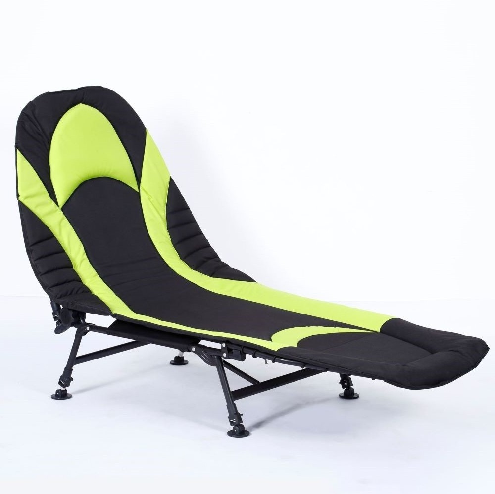 Custom Portable Multifunction Fishing Bed Chair Camping Bedchair Outdoor Beach Camping Lying Chair