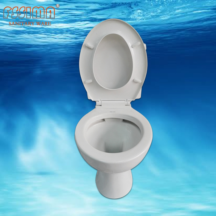 Bathroom Sanitary Ware Small White Colored Ceramic Toilet Bowl With Sink