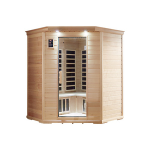 Fashionable sauna infrared two person wooden sauna room