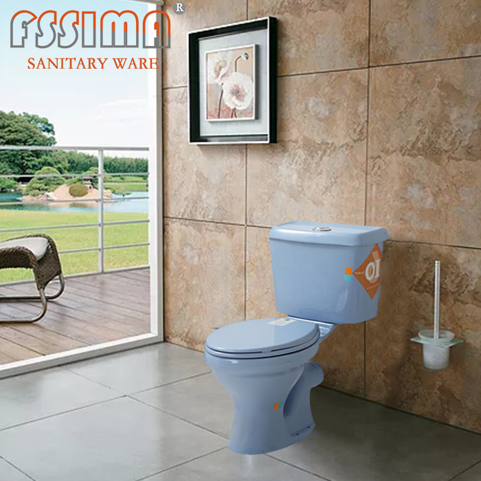 Africa wc toilet basin set twyford Ghana two piece Water Closet Ceramic Sanitary Ware Bathroom Toilet Set with Wash Basin