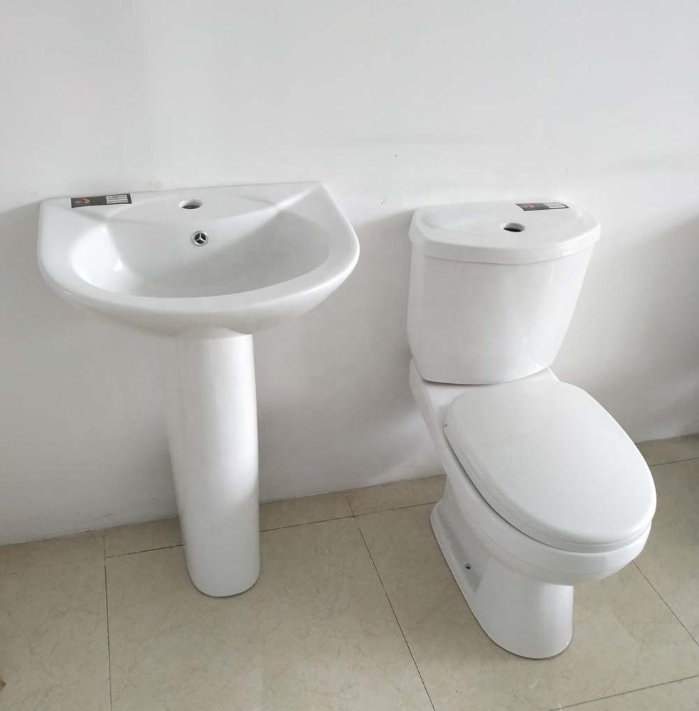 Ghana Wc Toilet Span with Seats Cover