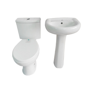 African sanitary ware WC two-piece washdown toilet close couple mini set