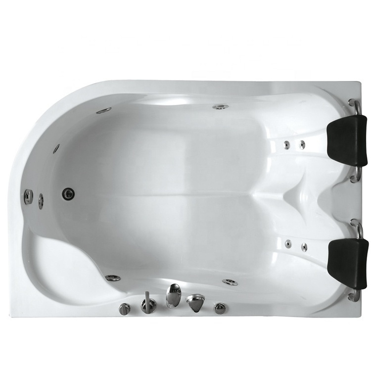 Cheap Price 2 Person Bath Indoor Whirlpool Hot Tub with Control Panel