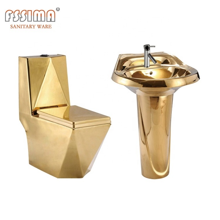 Sanitary Wc Diamond Shape Royal Household Ceramic Toilet