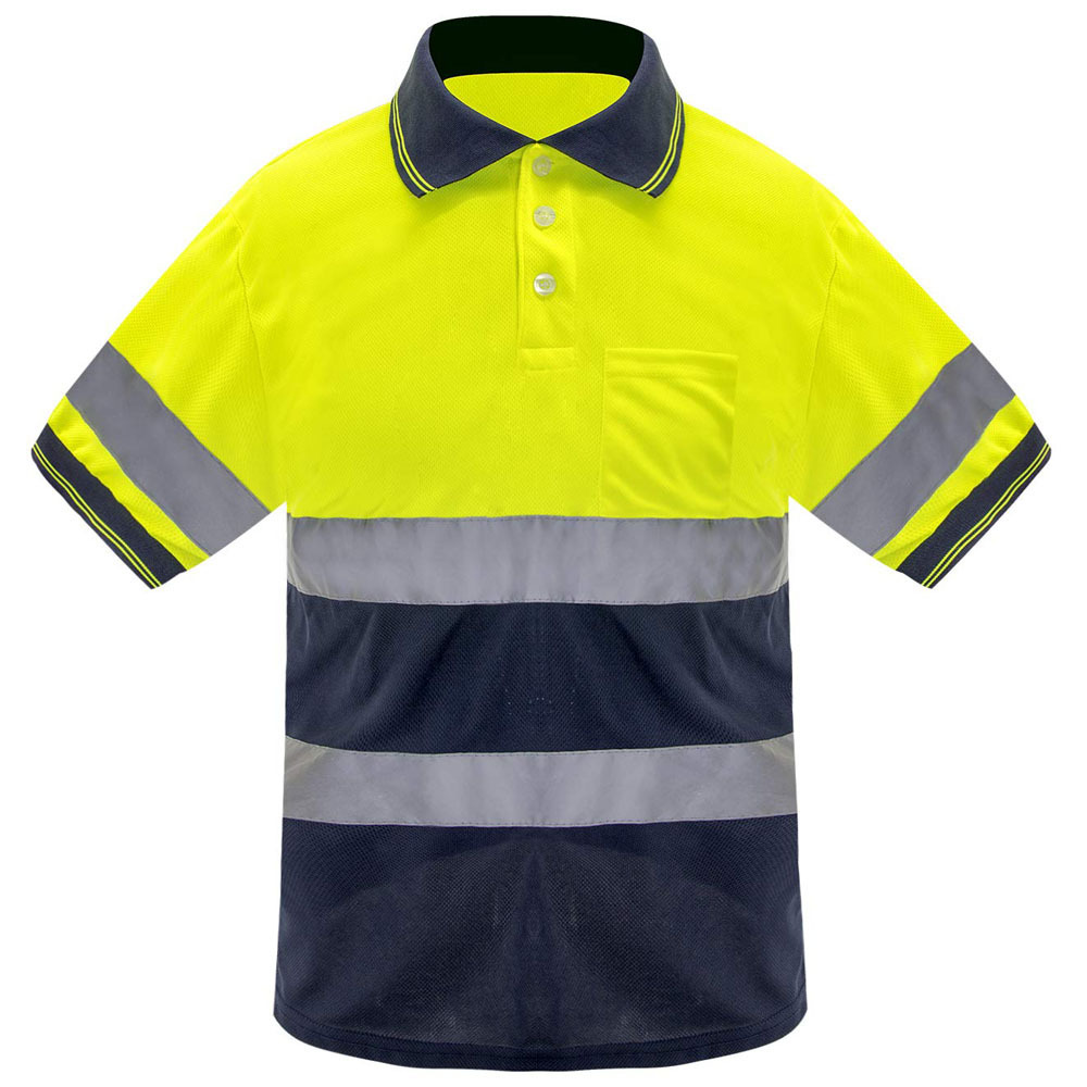 Top Quality New Reflective Hi Vis Saftey Polo Shirts