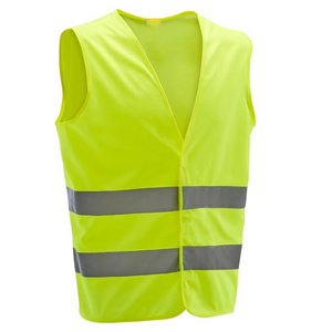 Breathable Bird-eye Knit Fabric Material Security Reflective Polo High Visibility Hi Vis Work Safety T Shirt