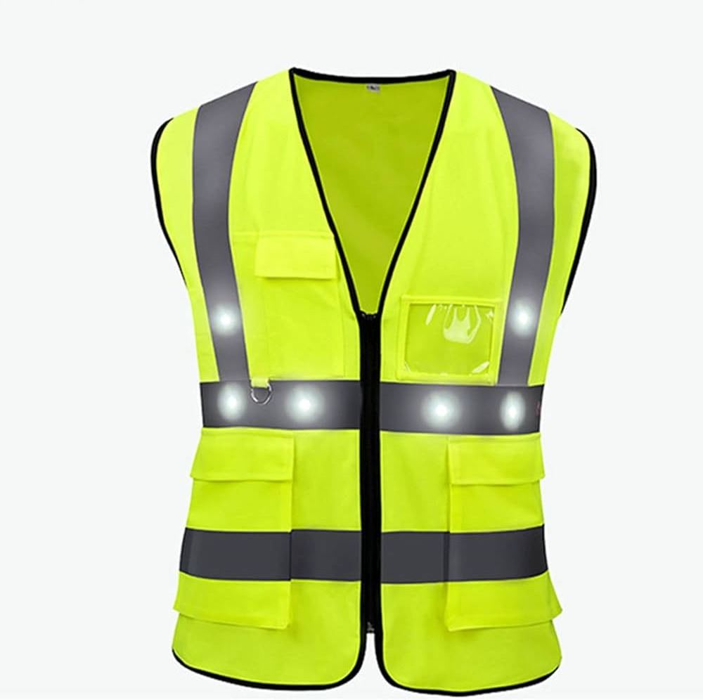 Breathable Bird-eye Knit Fabric Material Security Reflective Polo High Visibility Hi Vis Work Safety T Shirt