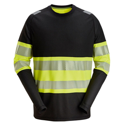 Amazing Design Hi Vis Safety Shirt Custom Logo Breathable Clothing Safety Reflective Security T Shirt Mens