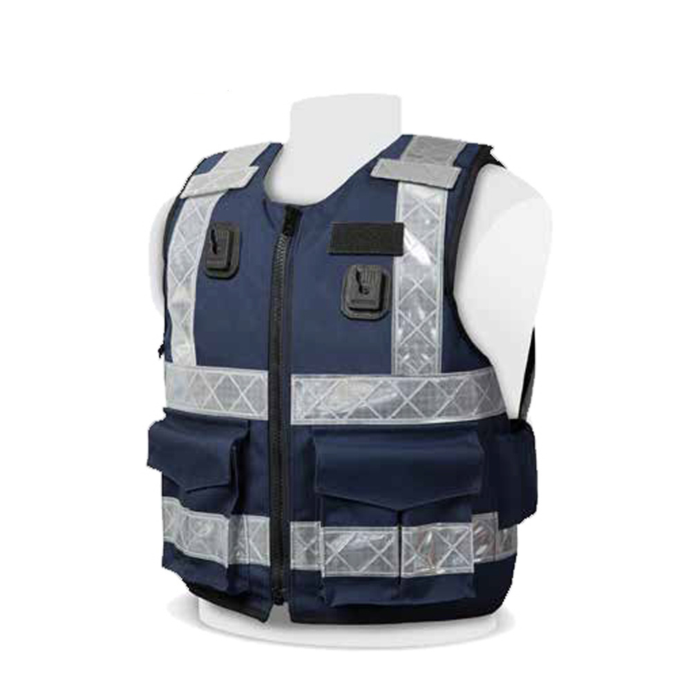 Reflective Press Vest With Pockets With Mesh Reflective Vest 3 Inner Pocket Reflective Security Vest Press