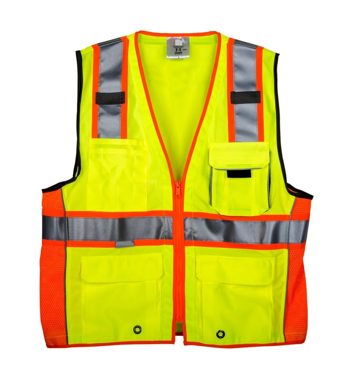 hi viz vis high visibility multi pocket traffic road security construction guard work safety reflector work wear reflective vest