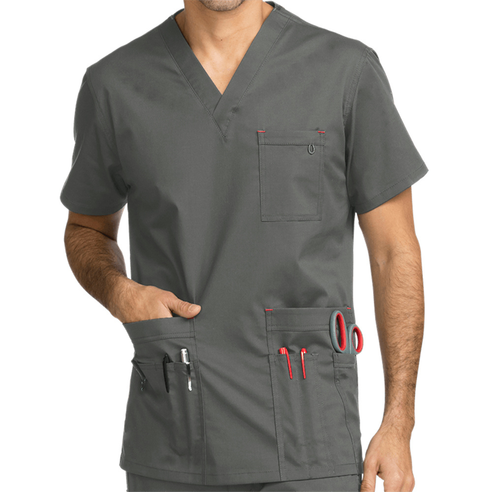 Most Demanding Stylish Scrubs Men High Quality Scrub Suit Wholesale Fashionable Extra Pocket Design Hot Selling Scrubs Unisex