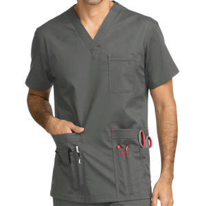 Most Demanding Stylish Scrubs Men High Quality Scrub Suit Wholesale Fashionable Extra Pocket Design Hot Selling Scrubs Unisex