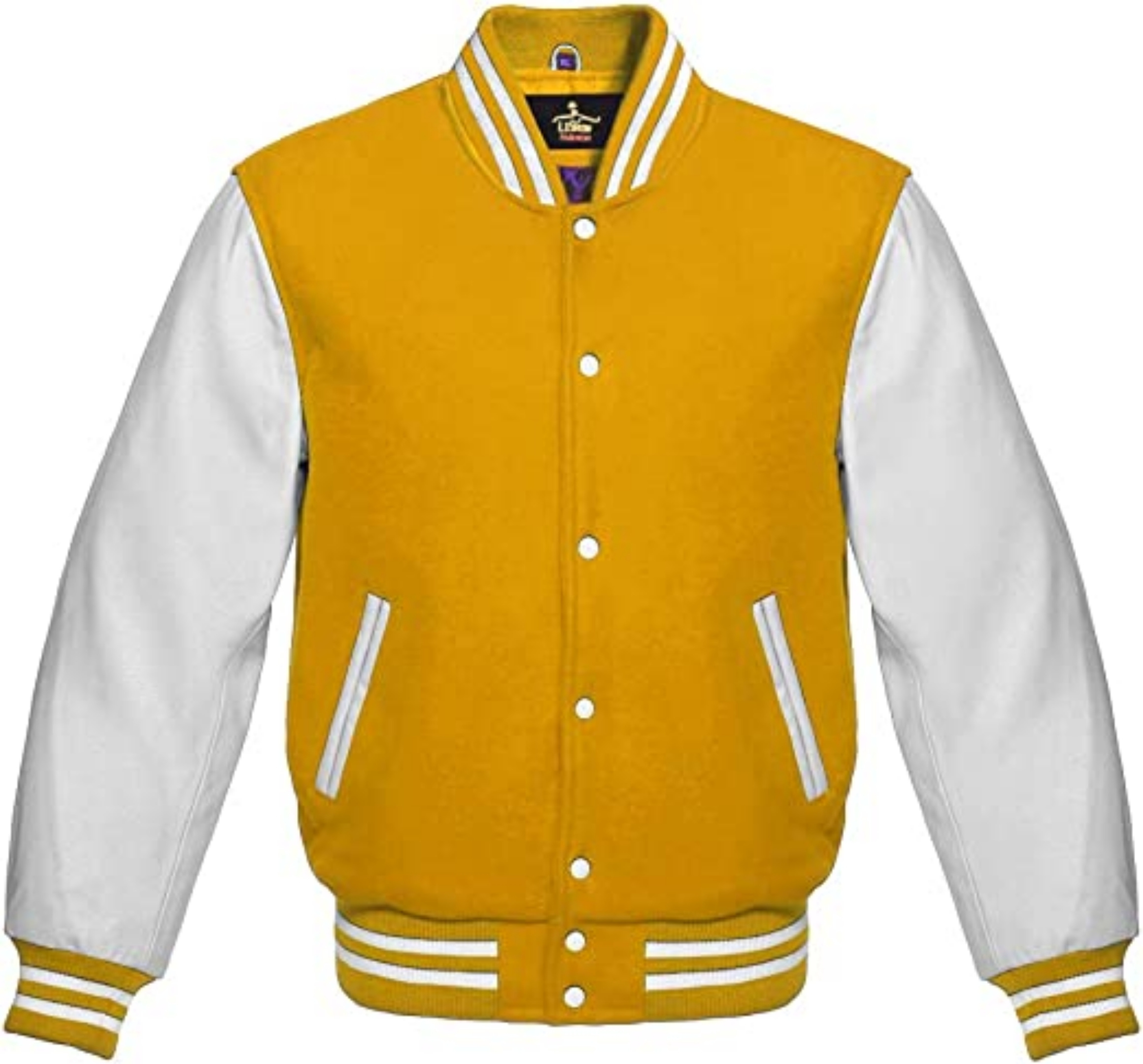 Men's Varsity  College Jacket Baseball Bomber Jacket Vintage Sweatshirt Casual Unisex Streetwear Coats with Patch