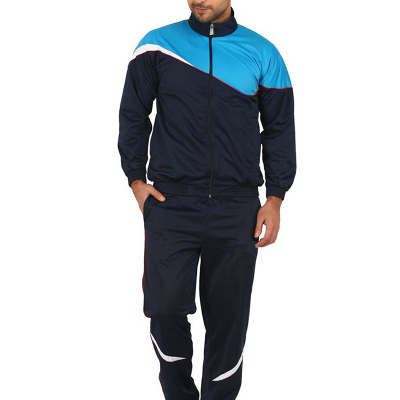 High Quality Training Fitness Gym Sports Mens Track Suits Blank Customized Jogging Wear Two Piece Set Mens Track Suit