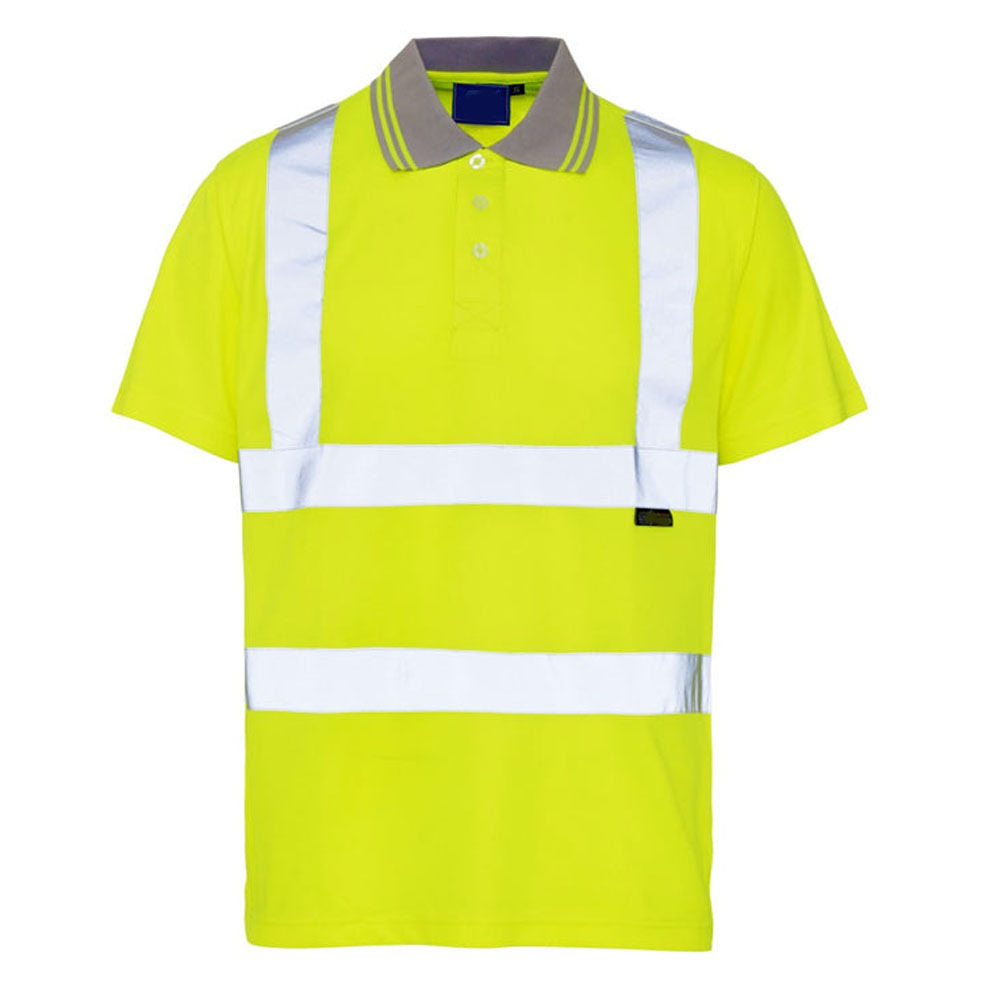 Wholesales Short Sleeve Polo Shirts Reflective Safety Shirts For Men and Women