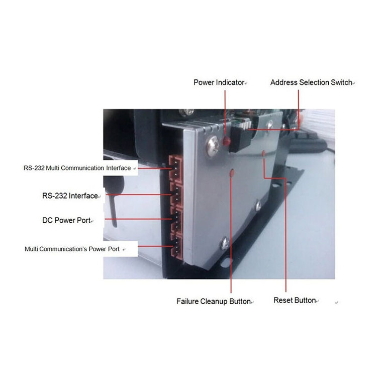 Parking Ticket System enter control card dispenser with RFID card read and write