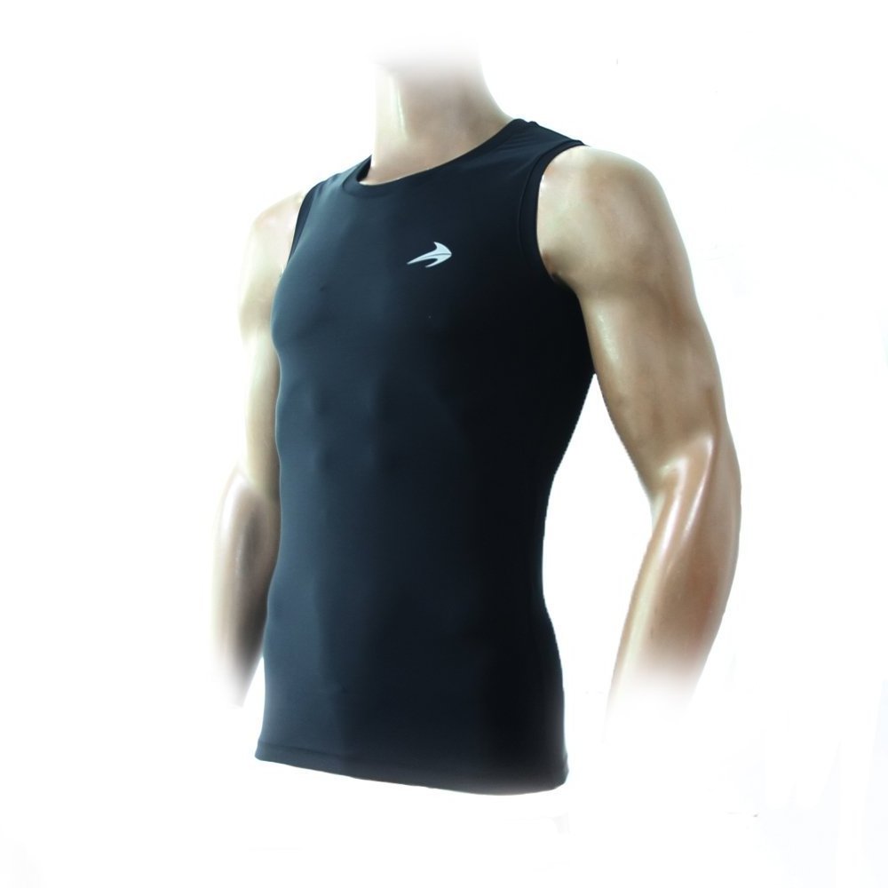 Ribbed Tank Top Men Fitness Clothing Sport Gym Vest For Men Stringer breathable Tank Top