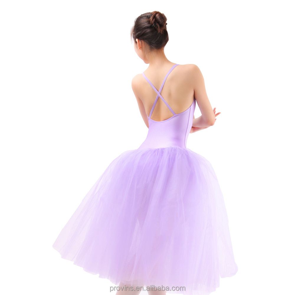 Ballet Dance Classical Romantic Tutu, Ballet Classical Leotard with Long Skirt, Dance Costume (RT4180)