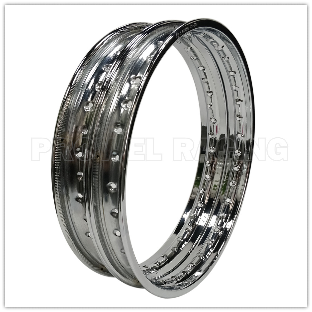 High Quality 32 holes Steel Motorcycle Chroming Wheel Rim