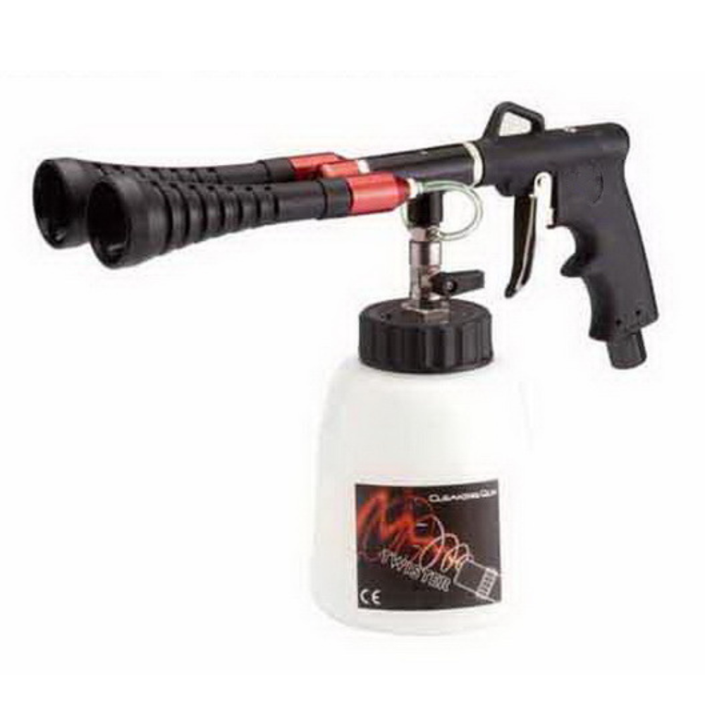 pneumatic tool dual tornado blow suction cleaning gun for rust removal