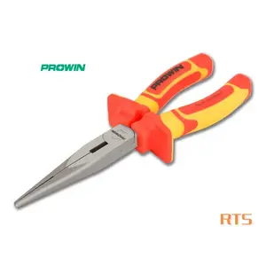 PROWIN 14120 8inch 200mm VDE Insulated Long Nose Pliers