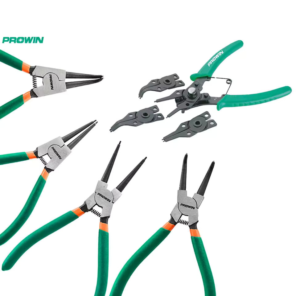 PROWIN Multi Functional And Durable Maintenance Tool Set Internal And External Snap Ring Pliers