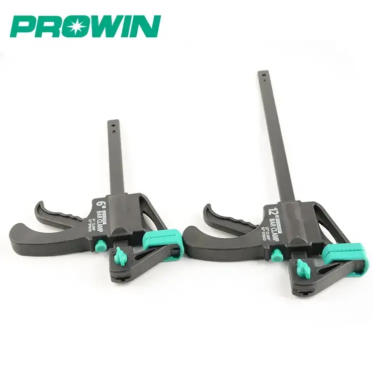 PROWIN Soft Handle Carpenter Table Tool Internal External Woodworking Quick Release Wood Clamp Bar Clam