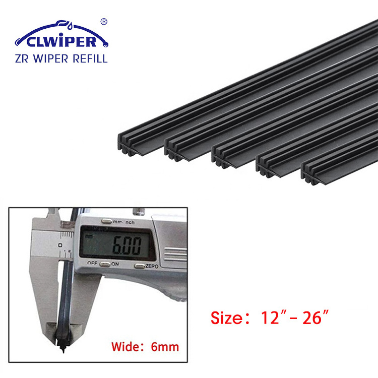 CLWIPER Factory wholesale universal hybrid wiper blade rubber