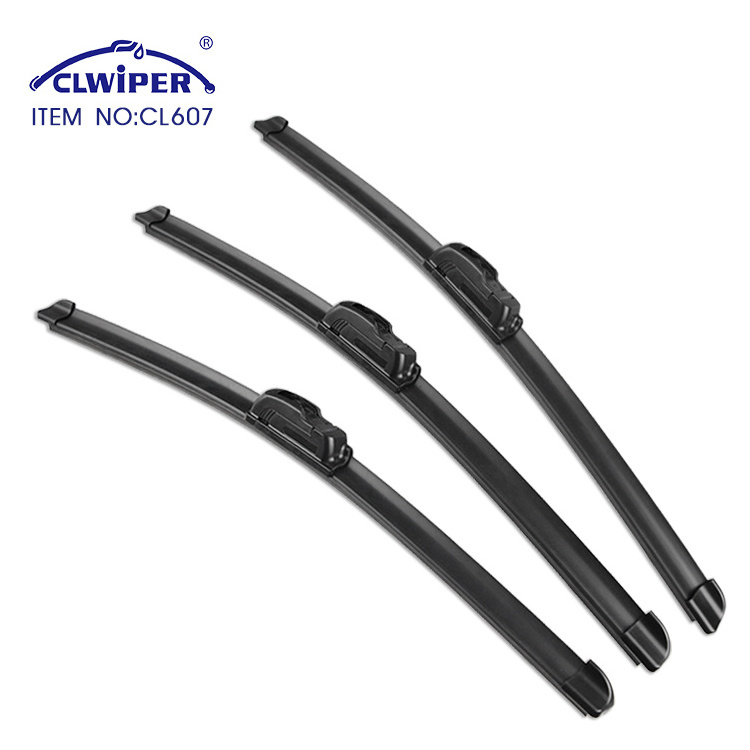 CLWIPER Factory frameless soft windshield wiper blade with natural rubber refill