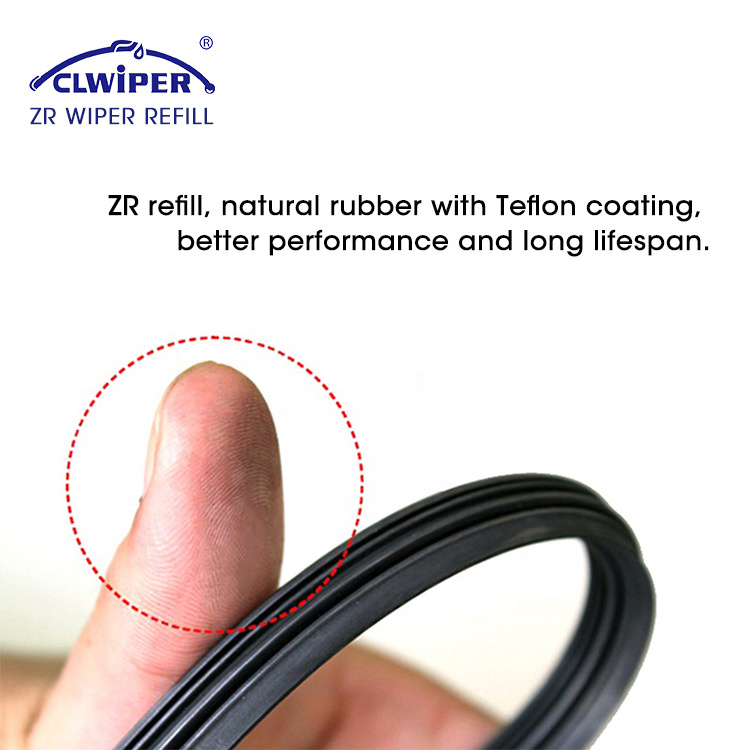 CLWIPER Factory wholesale universal hybrid wiper blade rubber