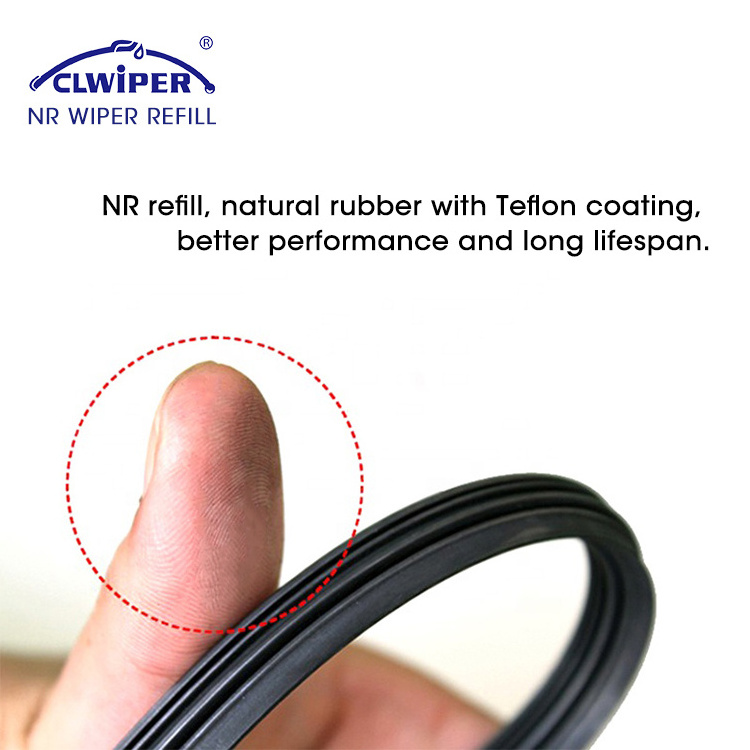 CLWIPER Heated wiper blade refill silicone windscreen wiper rubber wiper