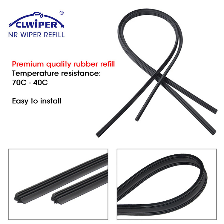 CLWIPER Heated wiper blade refill silicone windscreen wiper rubber wiper