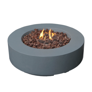 GFRC Round Outdoor Fireplace Garden Heating Fire pits Nature Gas Propane Fire Table