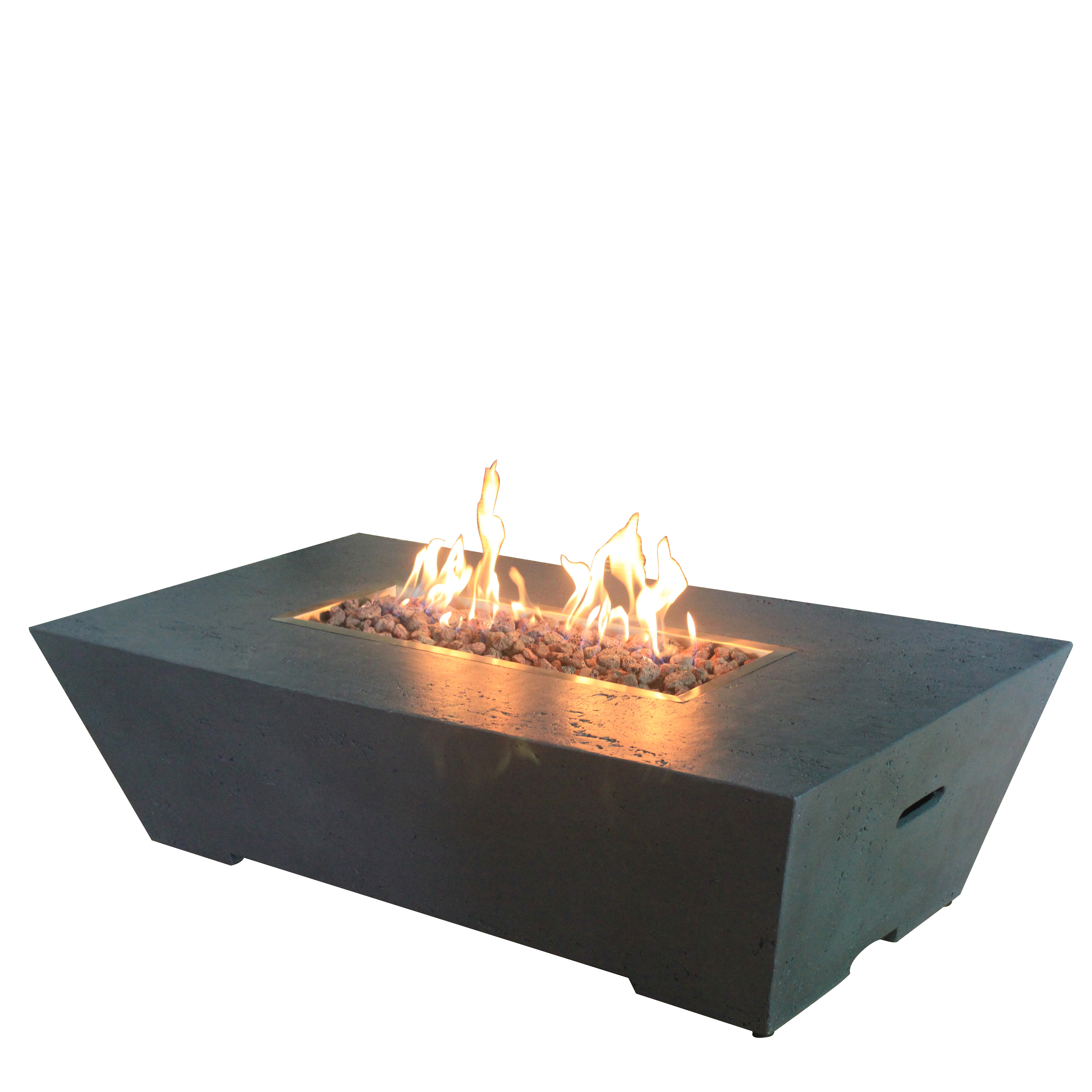 Outdoor Heating Patio Garden Furniture Gas Propane Firepit Table