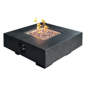 Garden Supplier Square Gas Fire Table Smokeless Propane Gas Fire Pits Outdoor Concrete Gas Fireplace